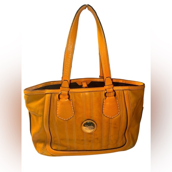 Celine Big Leather Bag in Yellow GUC